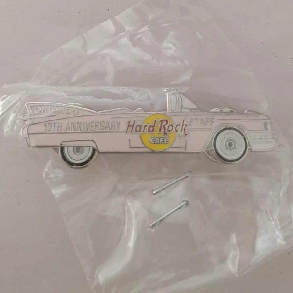 Hard Rock Cafe ORLANDO 10TH Anniversary STAFF 2000 Pin.